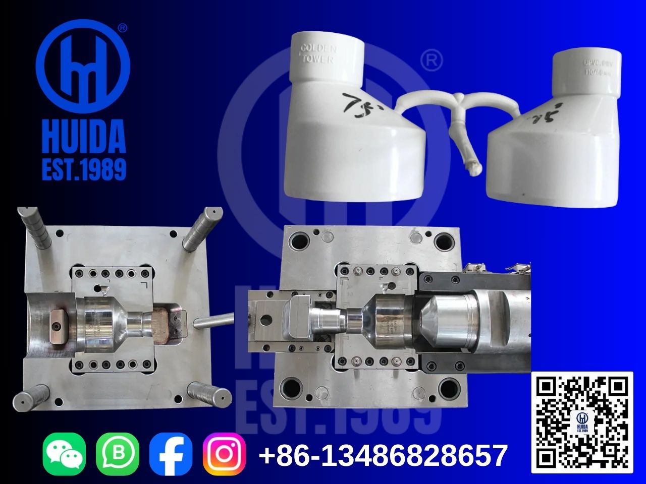 Фитинги для труб из ПВХ, дренажная редуцирующая муфта