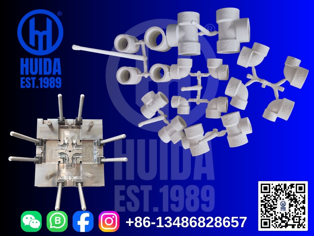 Пресс-форма для фитингов для водопроводных труб из ПВХ
