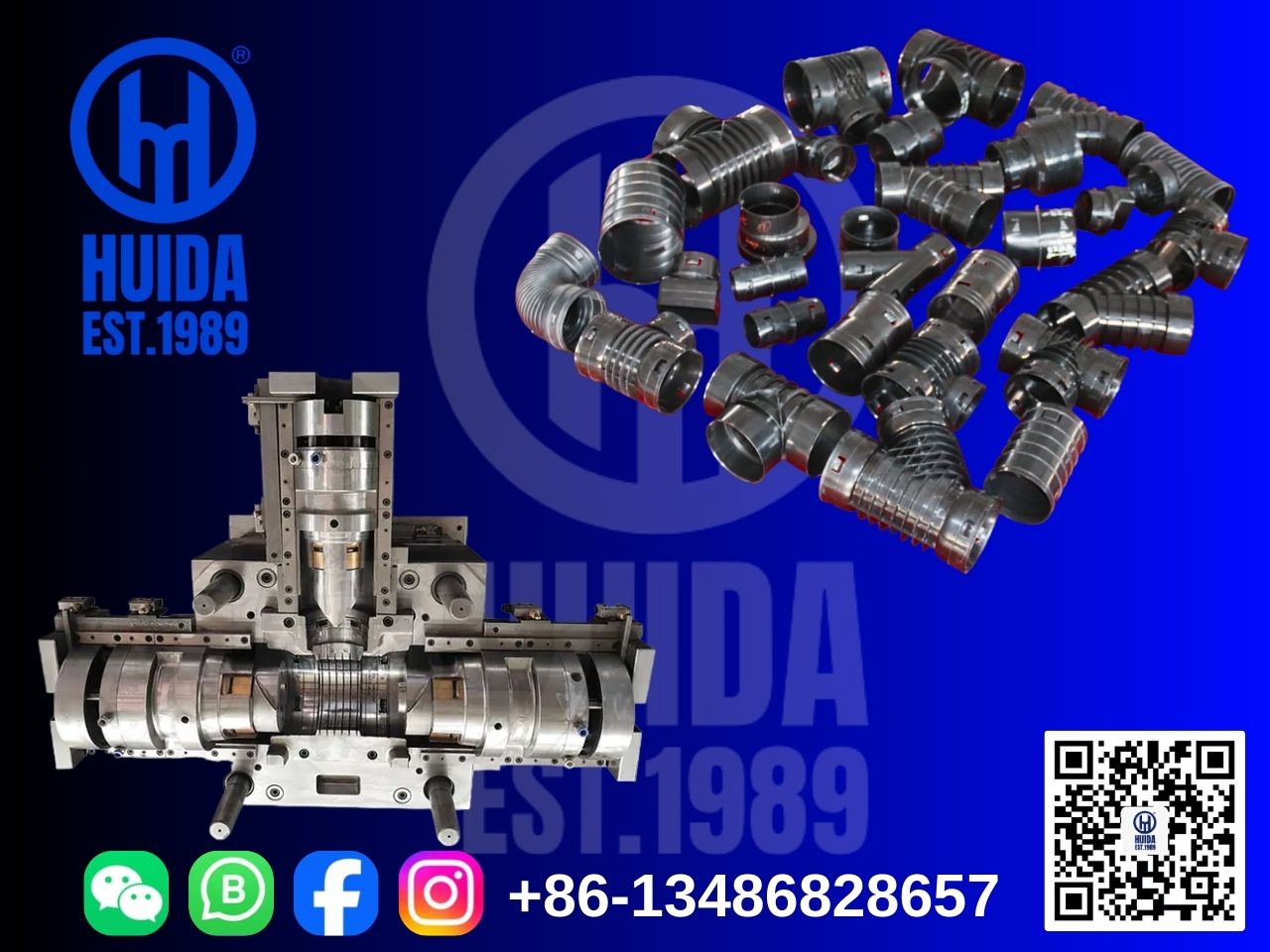 Пресс-форма для фитингов для гофрированных труб