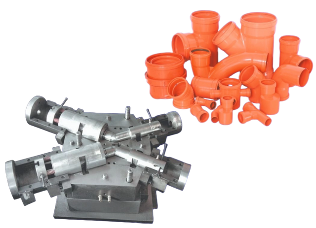 ФОРМА ДЛЯ СБОРНЫХ ФИТИНГОВ ИЗ ПВХ