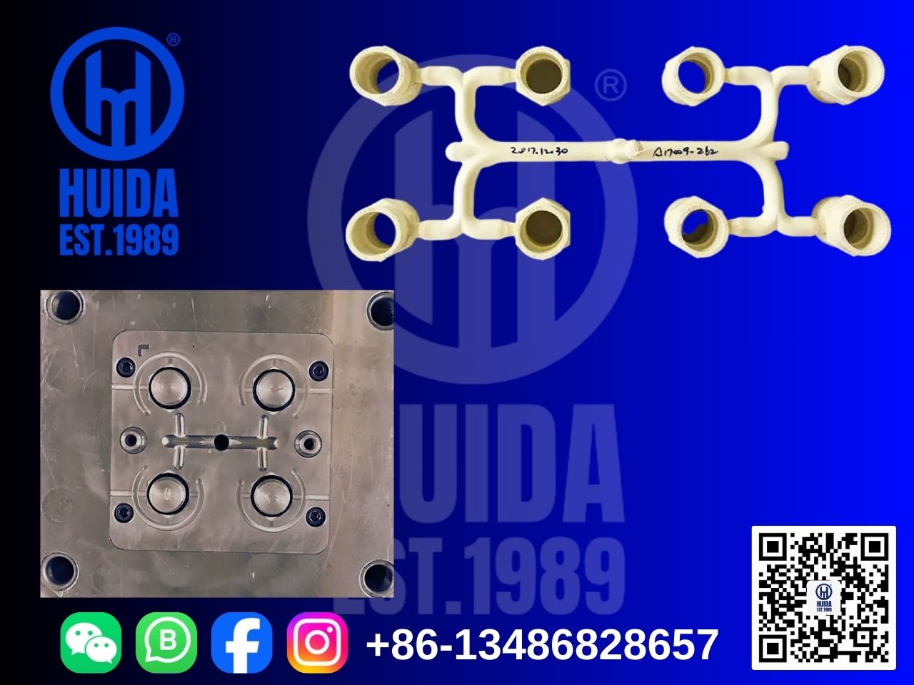 Пресс-форма для фитингов из ХПВХ, пластиковый женский адаптер