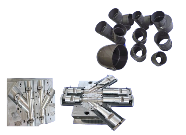 ФИТИНГ ДЛЯ СТОЧНЫХ ИЛИ ДРЕНАЖНЫХ ИЛИ ТРОЙНЫХ ТРУБ ПВХ