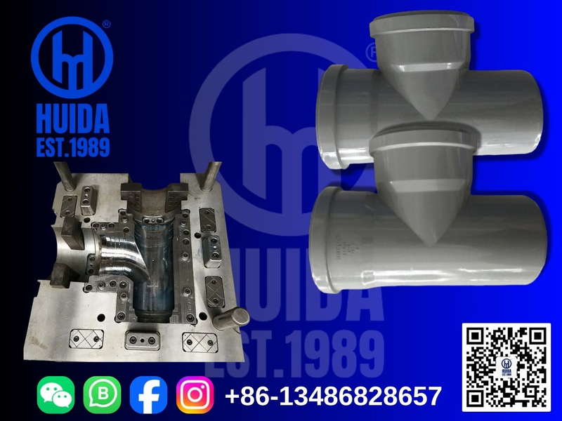 Складной тройник для фитингов из ПВХ