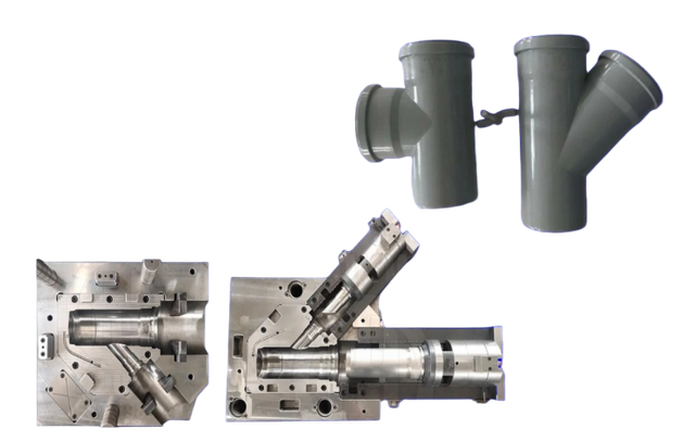ФИТИНГ ДЛЯ ТРУБНОЙ ТРУБЫ С РАЗБОРНОЙ СЕРДЦЕННИЕЙ из ПВХ