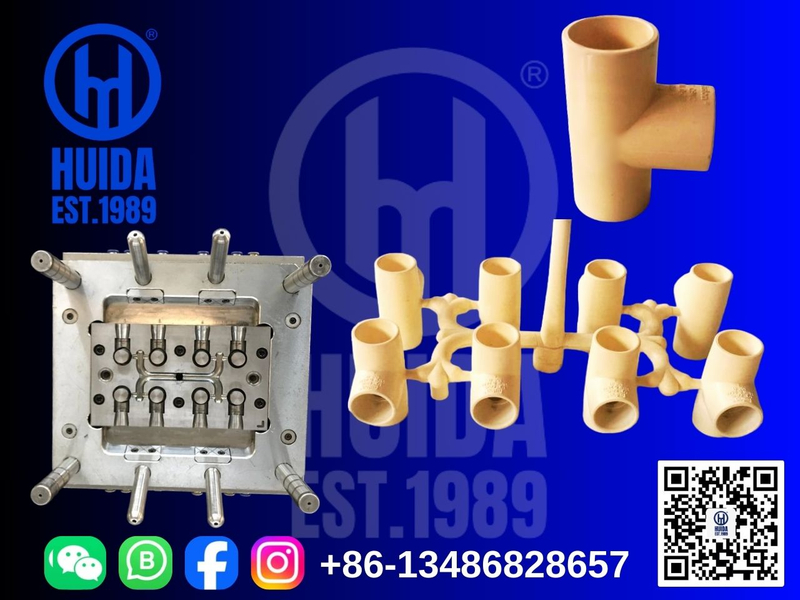 Пресс-форма для тройника из ХПВХ