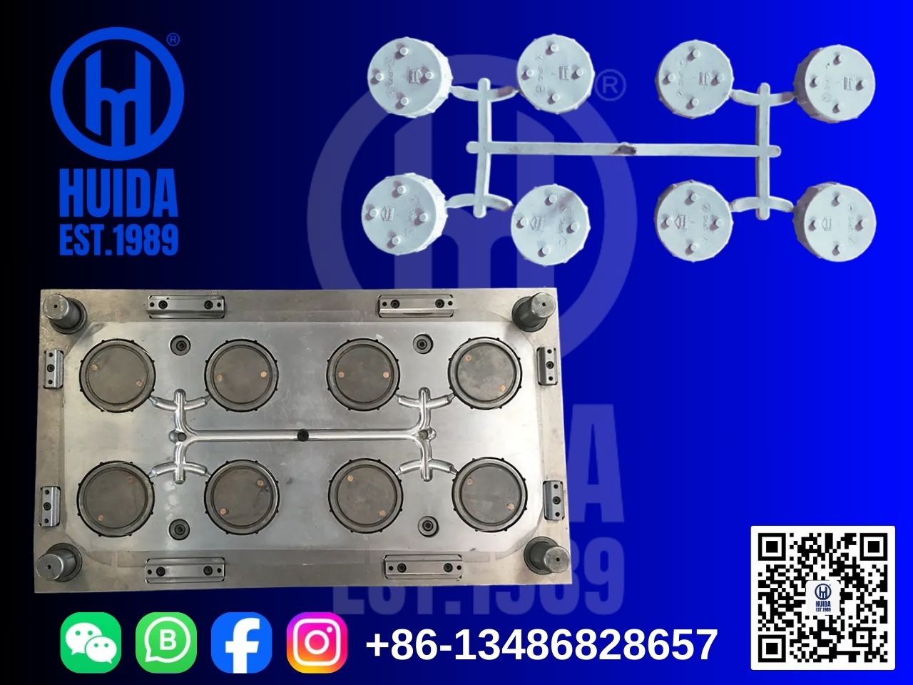 Форма для соединения гаек из ПВХ 1