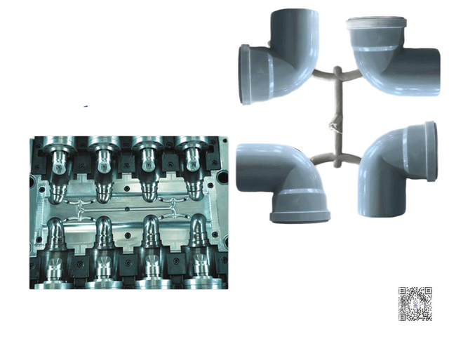 ФОРМА ДЛЯ ФИТИНГА ДЛЯ КОЛЕНА 90° UPVC